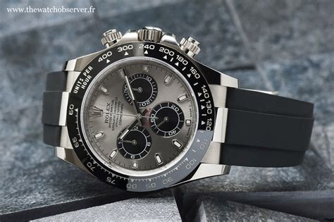 rolex daytona white gold black dial review|rolex 126519ln.